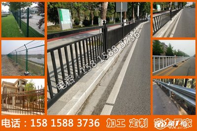 梅州街道非機動車分隔柵 供應市政鐵欄桿 茂名現貨人行道防護欄